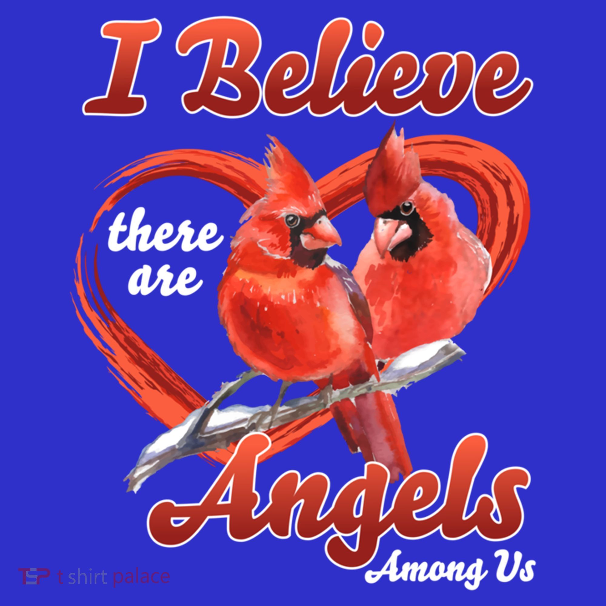 Awesome I Believe There Are Angels Among Us Cardinal Birds Gift Women's Tank Top