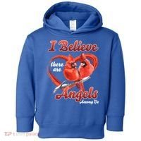 Awesome I Believe There Are Angels Among Us Cardinal Birds Gift Toddler Hoodie thumb 0