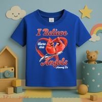 Awesome I Believe There Are Angels Among Us Cardinal Birds Gift Toddler T-Shirt thumb 3