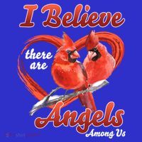 Awesome I Believe There Are Angels Among Us Cardinal Birds Gift Kids Sweatshirt thumb 2