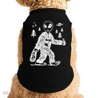 Alien In Bigfoot Costume Doggie Tank thumb 0