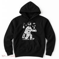 Alien In Bigfoot Costume Hoodie thumb 0