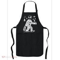 Alien In Bigfoot Costume Apron thumb 0