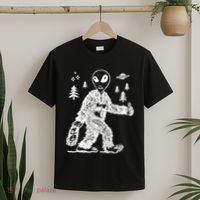 Alien In Bigfoot Costume T-Shirt thumb 2
