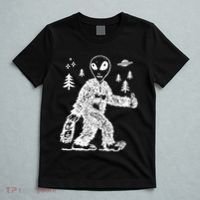 Alien In Bigfoot Costume T-Shirt thumb 5
