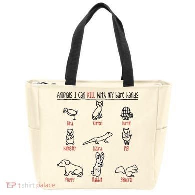 Animals I Can Kill With My Bare Hands Tote Bag
