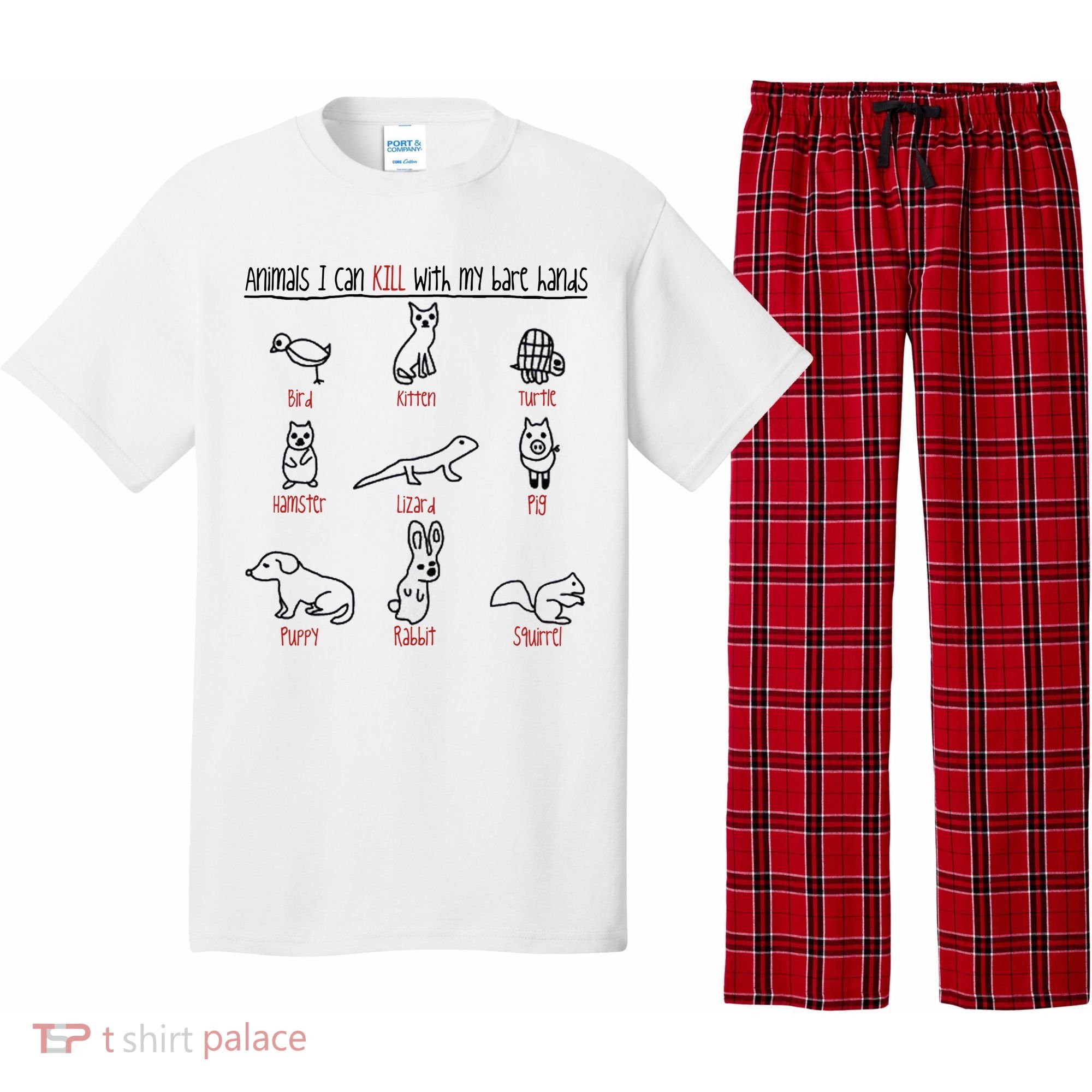 Animals I Can Kill With My Bare Hands Pajama Set