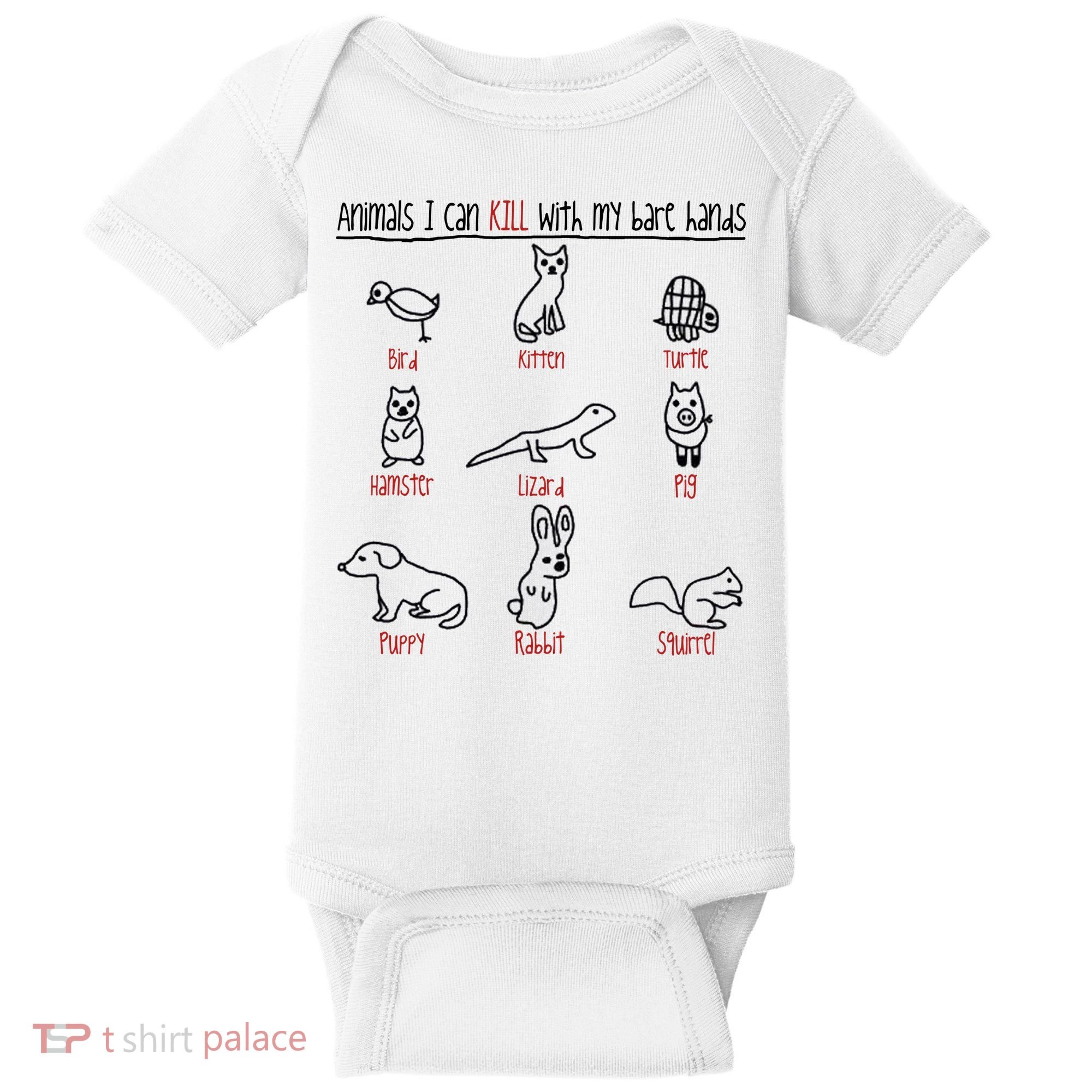 Animals I Can Kill With My Bare Hands Baby Bodysuit