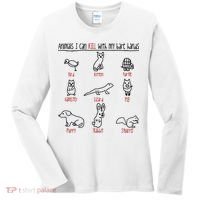 Animals I Can Kill With My Bare Hands Women's Long Sleeve Shirt thumb 0
