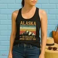 Alaska Is Calling And I Must Go Women's Tank Top thumb 2