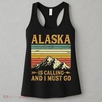 Alaska Is Calling And I Must Go Women's Tank Top thumb 3