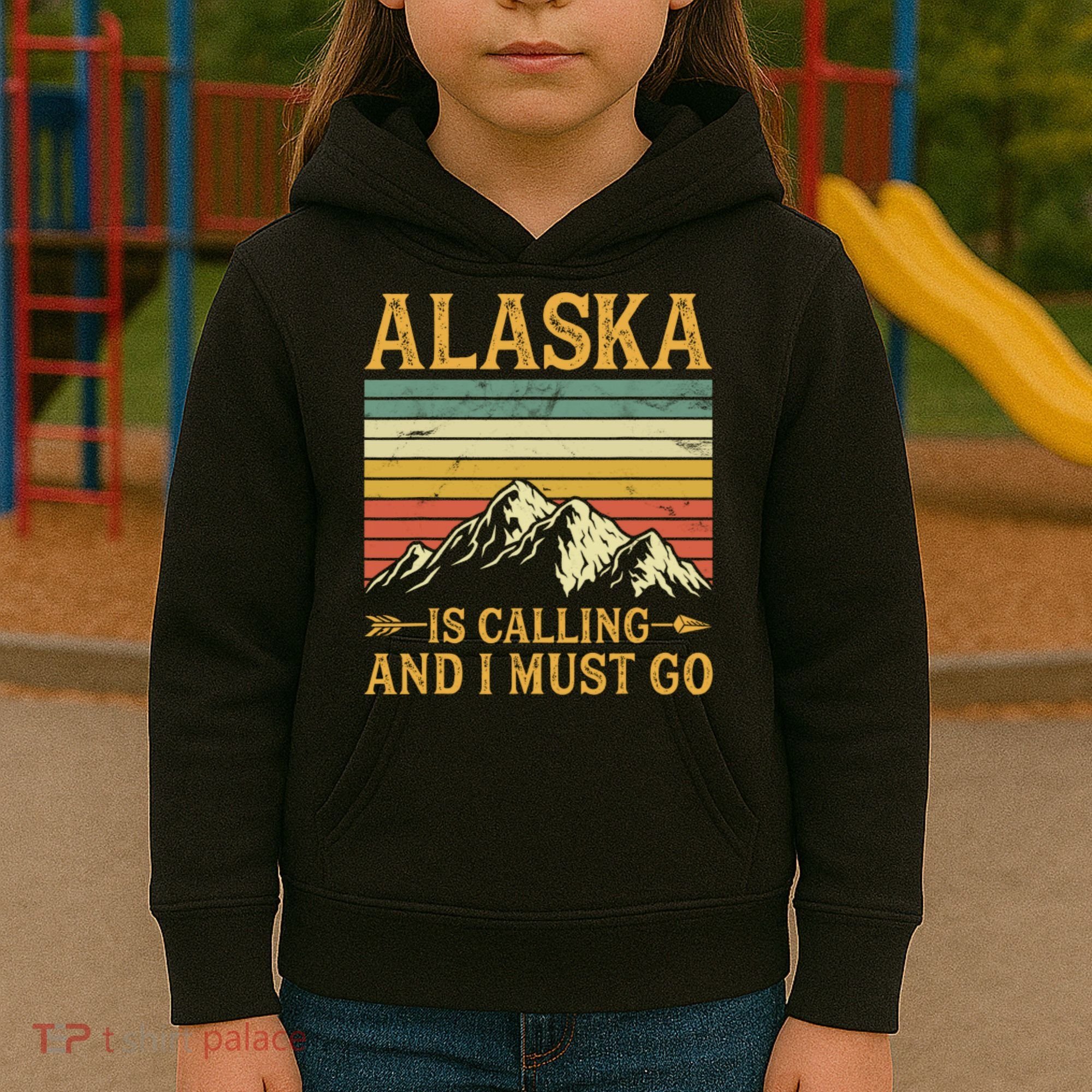 Alaska Is Calling And I Must Go Kids Hoodie