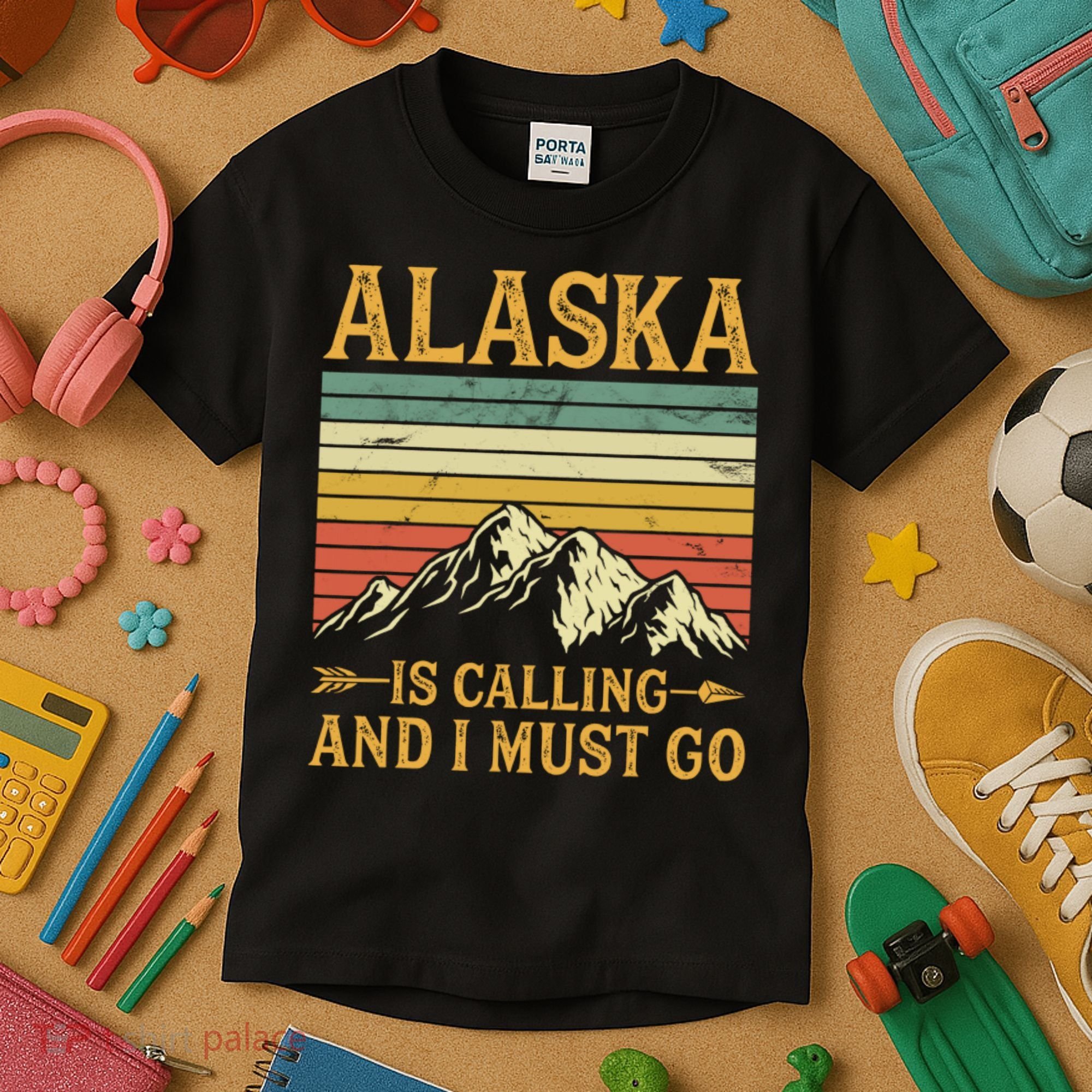 Alaska Is Calling And I Must Go Kids T-Shirt