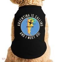 Argentina Is Calling And I Must Go Gift Argentina Map Gift Doggie Tank thumb 0