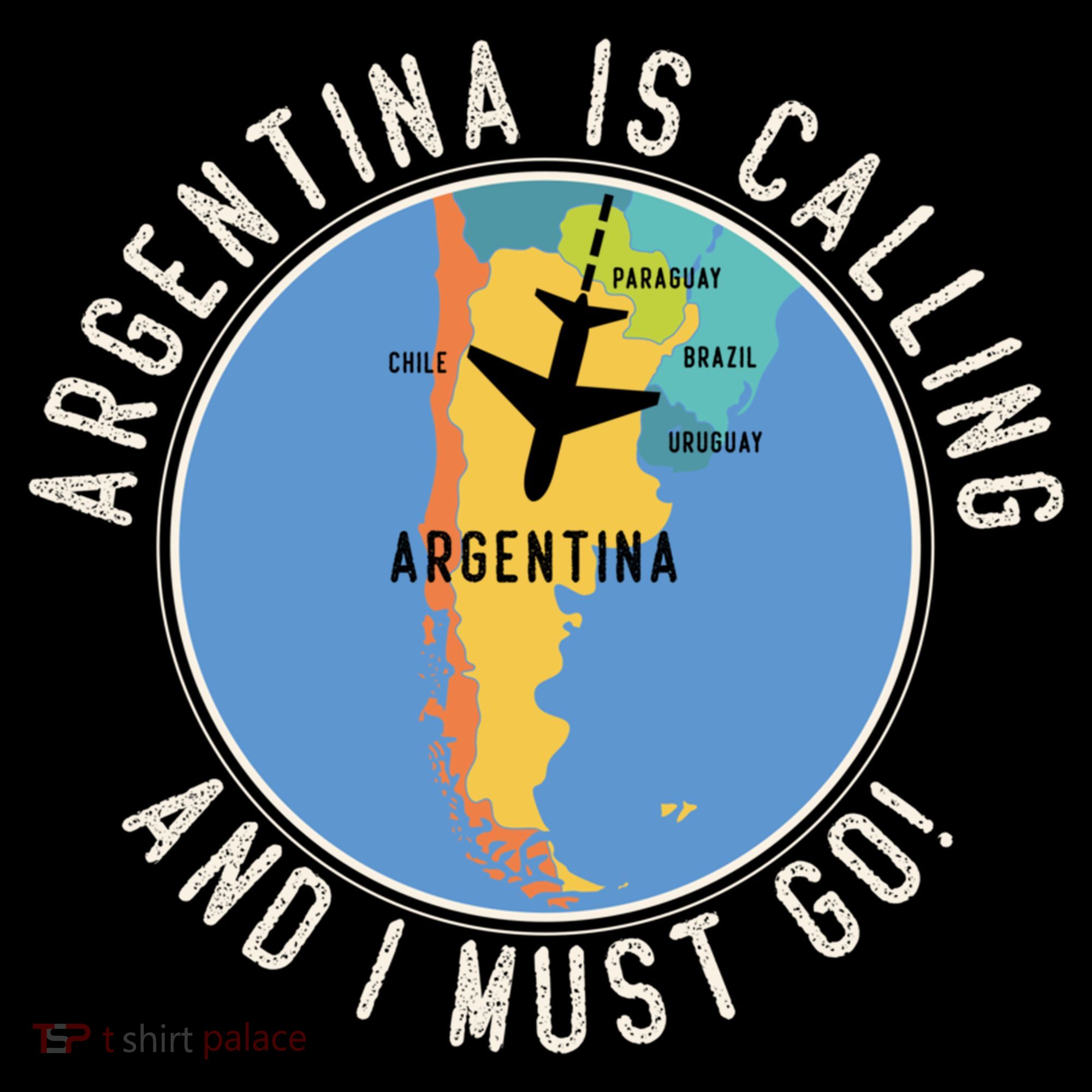 Argentina Is Calling And I Must Go Gift Argentina Map Gift Coffee Mug