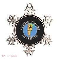 Argentina Is Calling And I Must Go Gift Argentina Map Gift Ornament thumb 0