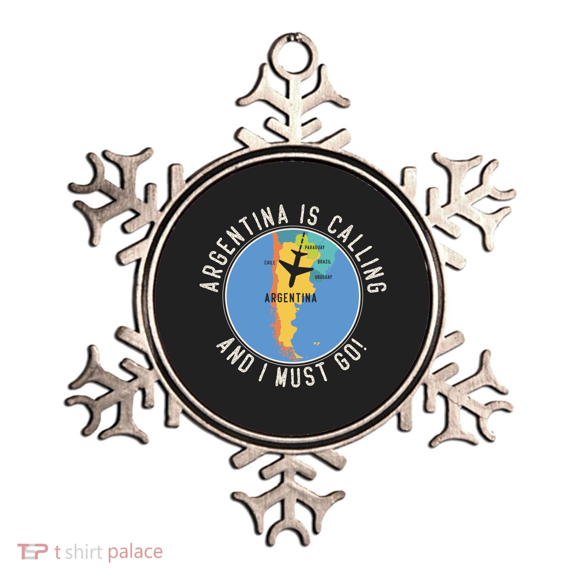 Argentina Is Calling And I Must Go Gift Argentina Map Gift Ornament