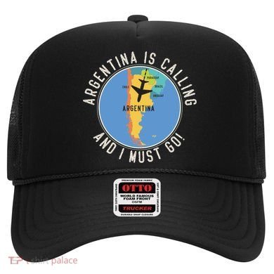 Argentina Is Calling And I Must Go Gift Argentina Map Gift Hat