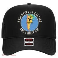Argentina Is Calling And I Must Go Gift Argentina Map Gift Hat thumb 0