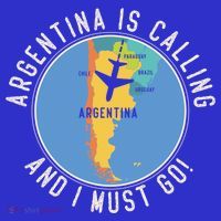 Argentina Is Calling And I Must Go Gift Argentina Map Gift Visor thumb 3