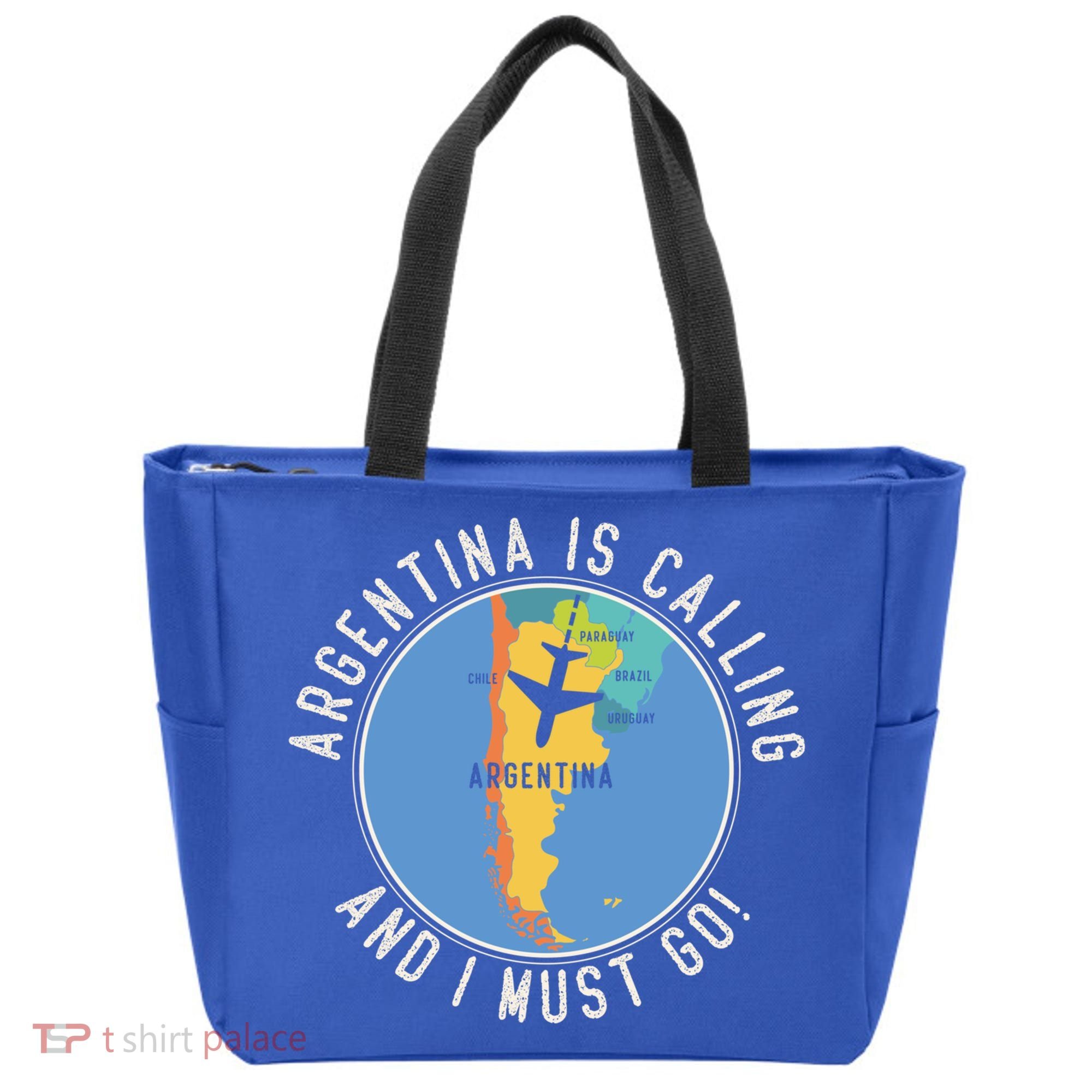 Argentina Is Calling And I Must Go Gift Argentina Map Gift Tote Bag