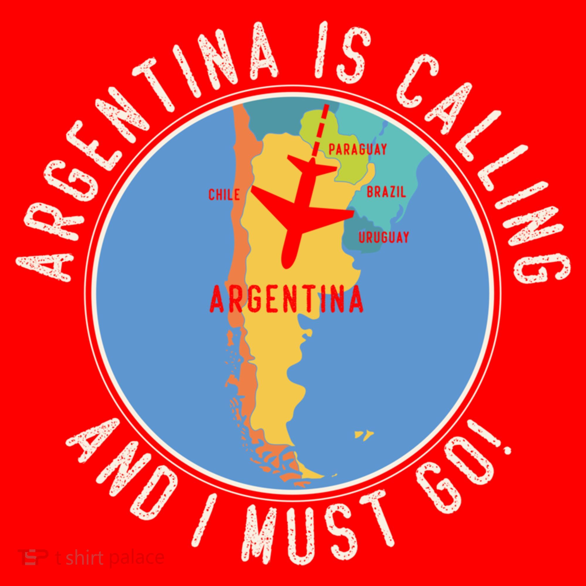 Argentina Is Calling And I Must Go Gift Argentina Map Gift Santa Hat