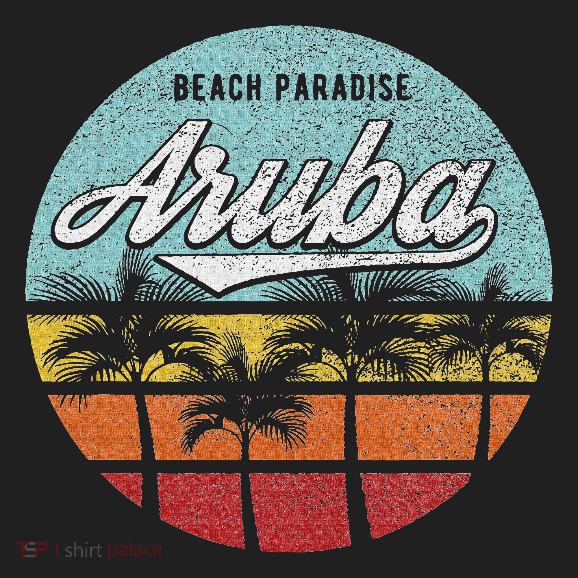 Aruba I Caribbean Retro Beach Vacation Cruise Travel Beanie