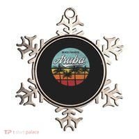 Aruba I Caribbean Retro Beach Vacation Cruise Travel Ornament thumb 0