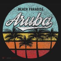 Aruba I Caribbean Retro Beach Vacation Cruise Travel Visor thumb 3