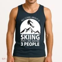 All I Care Abut Is Skilling And Like 3 People Tank Top thumb 3