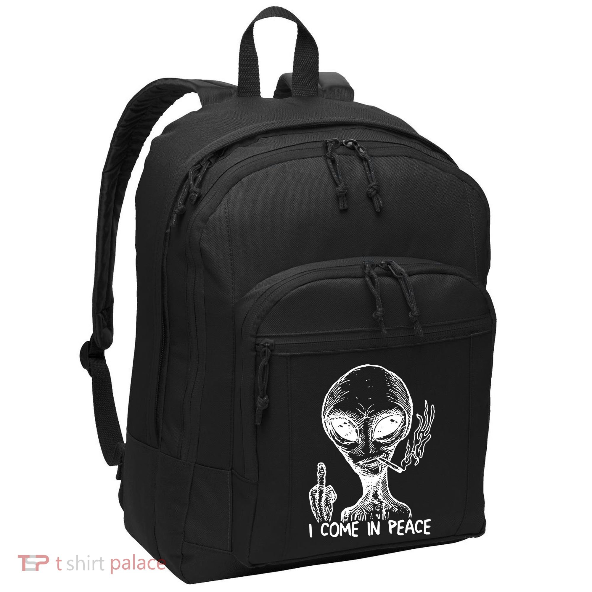 Alien I Come In Peace Port Authority Basic Backpack