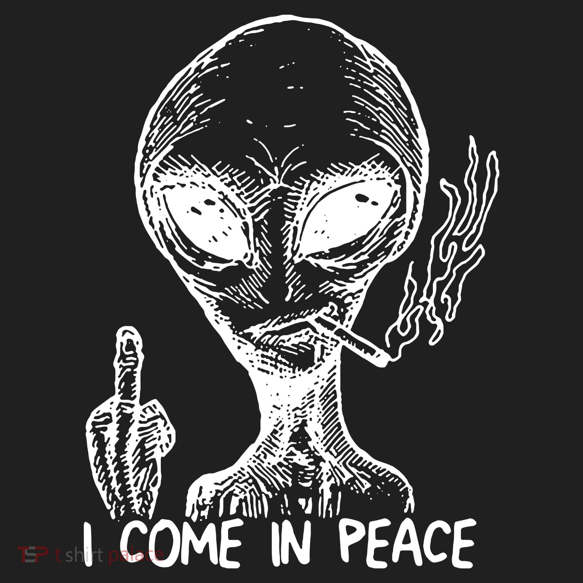 Alien I Come In Peace Port Authority Basic Backpack