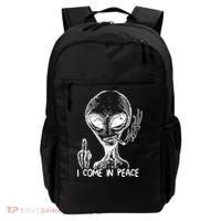 Alien I Come In Peace Backpack thumb 0