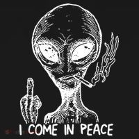 Alien I Come In Peace Backpack thumb 2