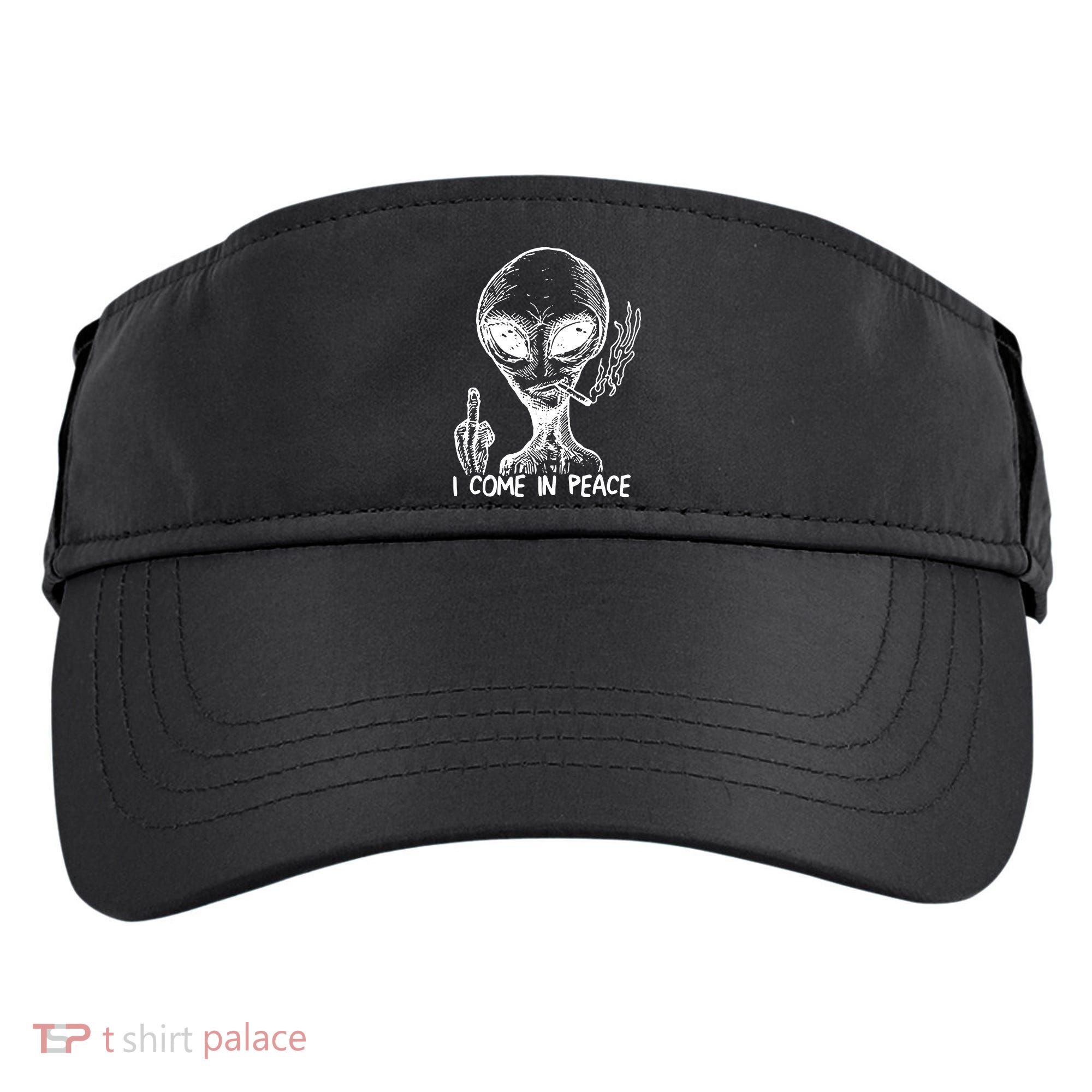 Alien I Come In Peace Adult Drive Performance Visor