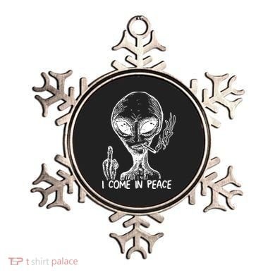 Alien I Come In Peace Ornament