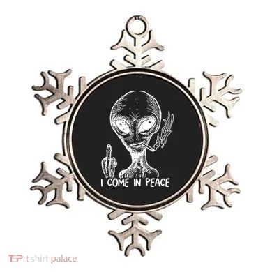Alien I Come In Peace Ornament