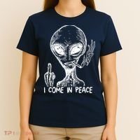 Alien I Come In Peace T-Shirt thumb 4