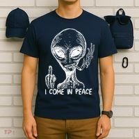 Alien I Come In Peace T-Shirt thumb 6