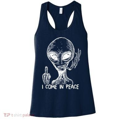 Alien I Come In Peace Women's Tank Top