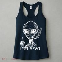 Alien I Come In Peace Women's Tank Top thumb 3