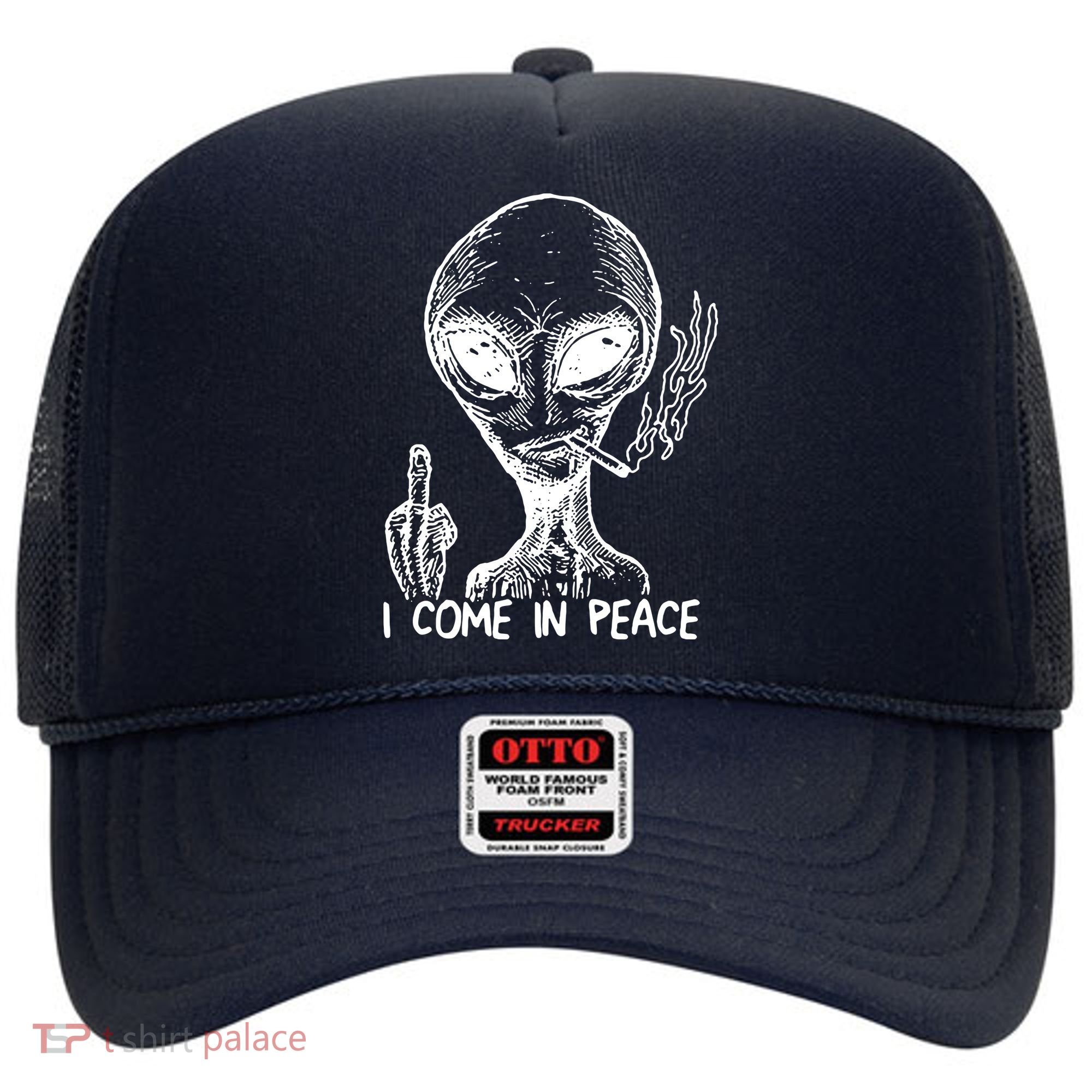 Alien I Come In Peace Hat