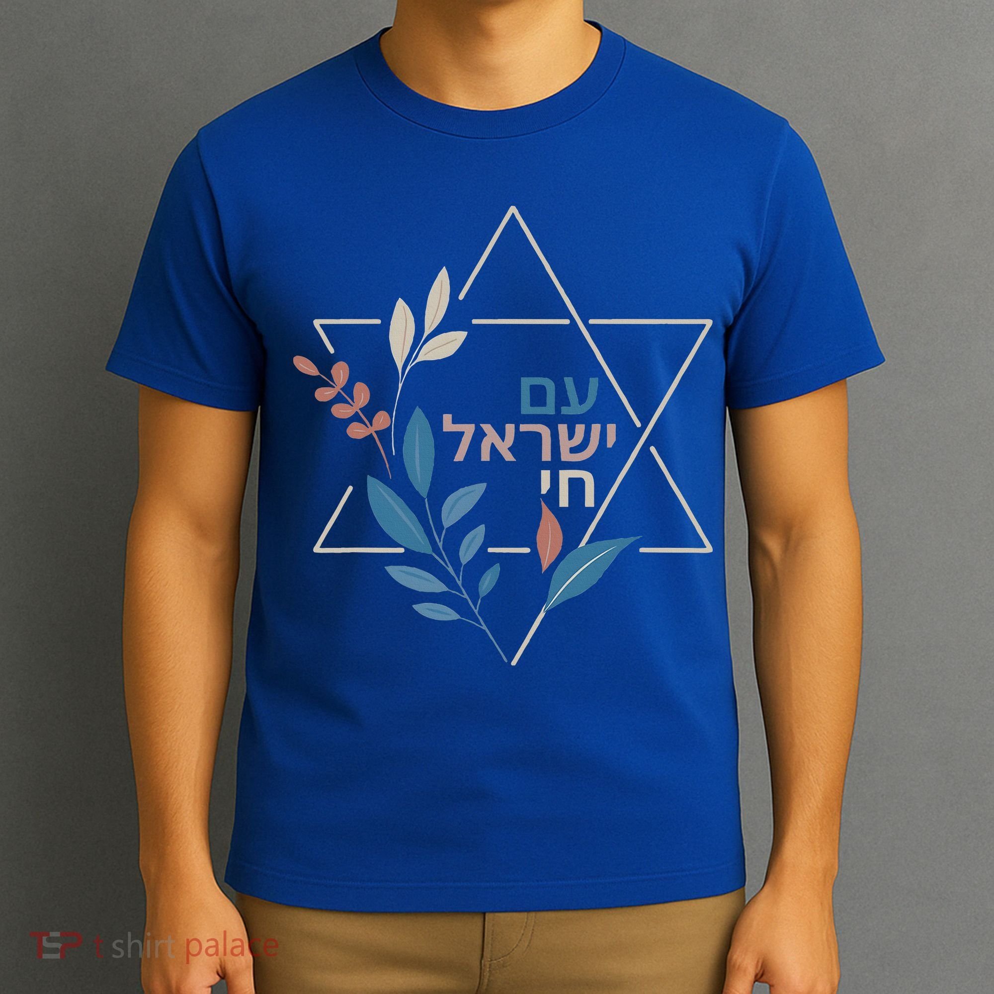 Am Israel Chai Jewish Pride Support Israeli Hebrew Jerusalem T-Shirt