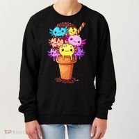 Axolotls Ice Cream Funny Axolotl Women's Sweatshirt thumb 0