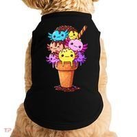 Axolotls Ice Cream Funny Axolotl Doggie Tank thumb 0