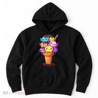 Axolotls Ice Cream Funny Axolotl Hoodie thumb 0