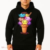 Axolotls Ice Cream Funny Axolotl Hoodie thumb 2