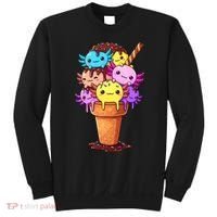 Axolotls Ice Cream Funny Axolotl Sweatshirt thumb 0