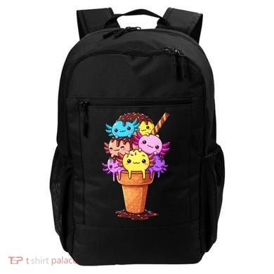 Axolotls Ice Cream Funny Axolotl Backpack