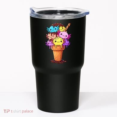 Axolotls Ice Cream Funny Axolotl Tumbler